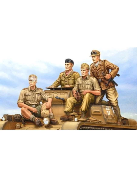 German Tropical Panzer Crew, 1/35 - Hobby Boss 84409