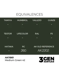 Medium Green 42 - AK Interactive AK11861 2