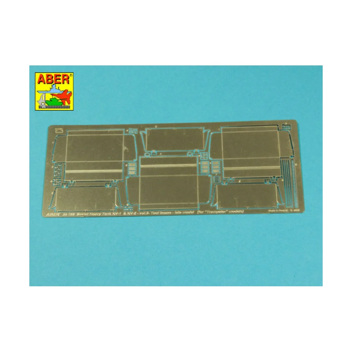 KV-1 or KV-2 vol.5-tool boxes late type, 1/35 - Aber Models 35195