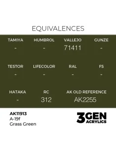 A-19f Grass Green - AK Interactive AK11913 2