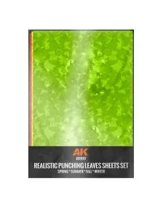 PUNCHING LEAVES SHEETS SET (4 units of A4-size sheets) - AK Interac...