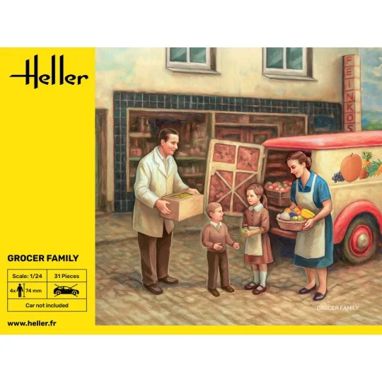 Grocer Family, 1/24 - Heller 82758