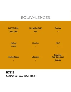 Real Colors: Maize Yellow RAL 1006 17 ml. - AK Interactive RC813 2