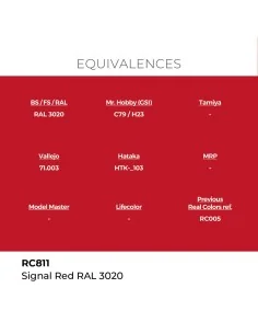 Real Colors: Signal Red RAL 3020 17 ml. - AK Interactive RC811 2