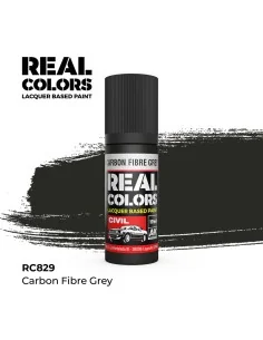 Real Colors: Carbon Fibre Grey 17 ml. - AK Interactive RC829