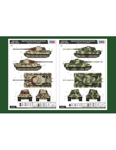 Pz.Kpfw.VI Sd.Kfz.181 Tiger II(Henschel, 1/35 - Hobby Boss 84533