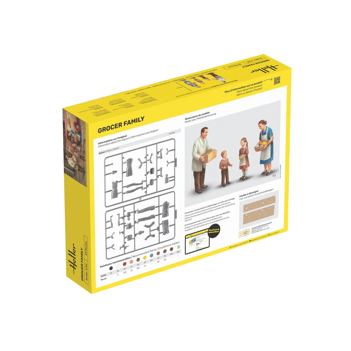 Grocer Family, 1/24 - Heller 82758