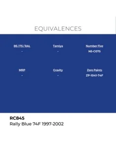 Real Colors: Rally Blue 74F 1997-2002 17 ml. - AK Interactive RC845 2