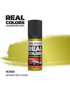 Real Colors: Wheel Rim Gold 17 ml. - AK Interactive RC830
