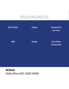 Real Colors: Rally Blue 02C 2001-2006 17ml. - AK Interactive RC846 2