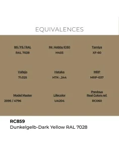 Real Colors: Dunkelgelb-Dark Yellow RAL 7028 17 ml. - AK Interactiv... 2