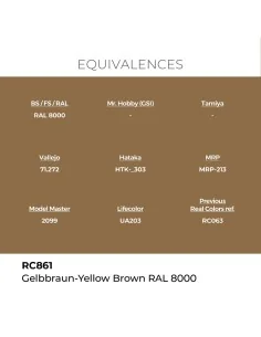 Real Colors: Gelbbraun-Yellow Brown RAL 8000 17 ml. - AK Interactiv... 2
