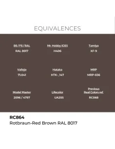Real Colors: Rotbraun-Red Brown RAL 8017 17 ml. - AK Interactive RC864 2