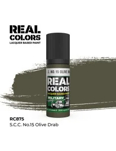 Real Colors: S.C.C. No.15 Olive Drab 17 ml. - AK Interactive RC875