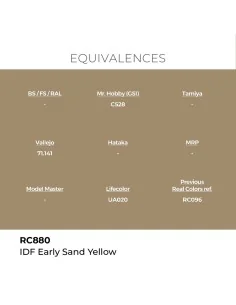 Real Colors: IDF Early Sand Yellow 17 ml. - AK Interactive RC880 2