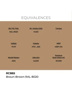 Real Colors: Braun-Brown RAL 8020 17 ml. - AK Interactive RC865 2