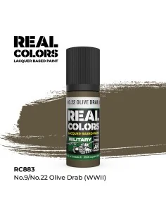 Real Colors: No.9/No.22 Olive Drab (WWII) 17 ml. - AK Interactive R...