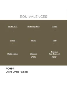 Real Colors: Olive Drab Faded 17 ml. - AK Interactive RC884 2