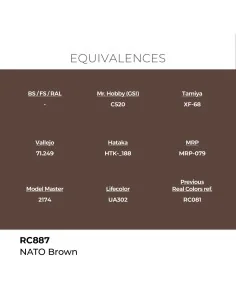 Real Colors: NATO Brown 17 ml. - AK Interactive RC887 2