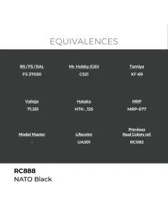Real Colors: NATO Black 17 ml. - AK Interactive RC888 2