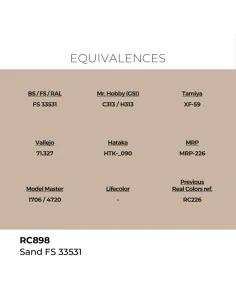 Real Colors: Sand FS 33531 17 ml. - AK Interactive RC898 2