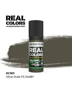 Real Colors: Olive Drab FS 34087 17 ml. - AK Interactive RC901