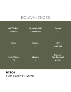 Real Colors: Field Green FS 34097 17 ml. - AK Interactive RC904 2