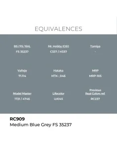 Real Colors: Medium Blue Grey FS 35237 17 ml. - AK Interactive RC909 2