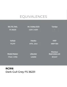 Real Colors: Dark Gull Grey FS 36231 17 ml. - AK Interactive RC916 2