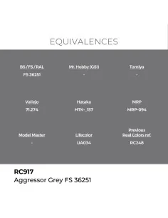 Real Colors: Aggressor Grey FS 36251 17 ml. - AK Interactive RC917 2