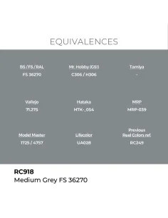 Real Colors: Medium Grey FS 36270 17 ml. - AK Interactive RC918 2