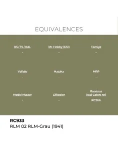 Real Colors: RLM 02 RLM-GRAU (1941) 17 ml. - AK Interactive RC933 2