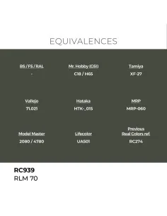Real Colors: RLM 70 17 ml. - AK Interactive RC939 2