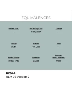 Real Colors: RLM 76 Version 2 17 ml. - AK Interactive RC944 2