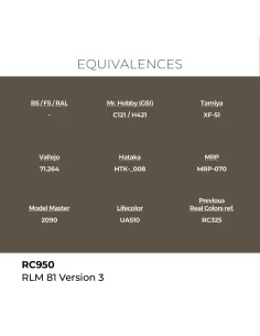 Real Colors: RLM 81 Version 3 17 ml. - AK Interactive RC950 2