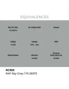 Real Colors: RAF Sky Grey 17 ml. - AK Interactive RC959 2