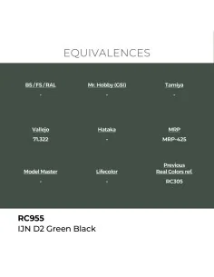Real Colors: IJN D2 Green Black 17 ml. - AK Interactive RC955 2