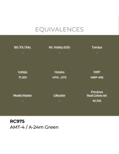 Real Colors: AMT-4 / A-24M Green 17 ml. - AK Interactive RC975 2