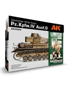 PZ.KPFW.IV AUSF.D AFRIKA KORPS+DAK PANZERFAHRER, 1/35 - AK Interact...