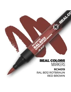 Real Colors Markers: RAL 8012 ROTBRAUN-RED BROWN - AK Interactive R... 2