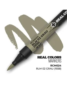Real Colors Markers: RLM 02 GRAU (1938) - AK Interactive RCM024 2