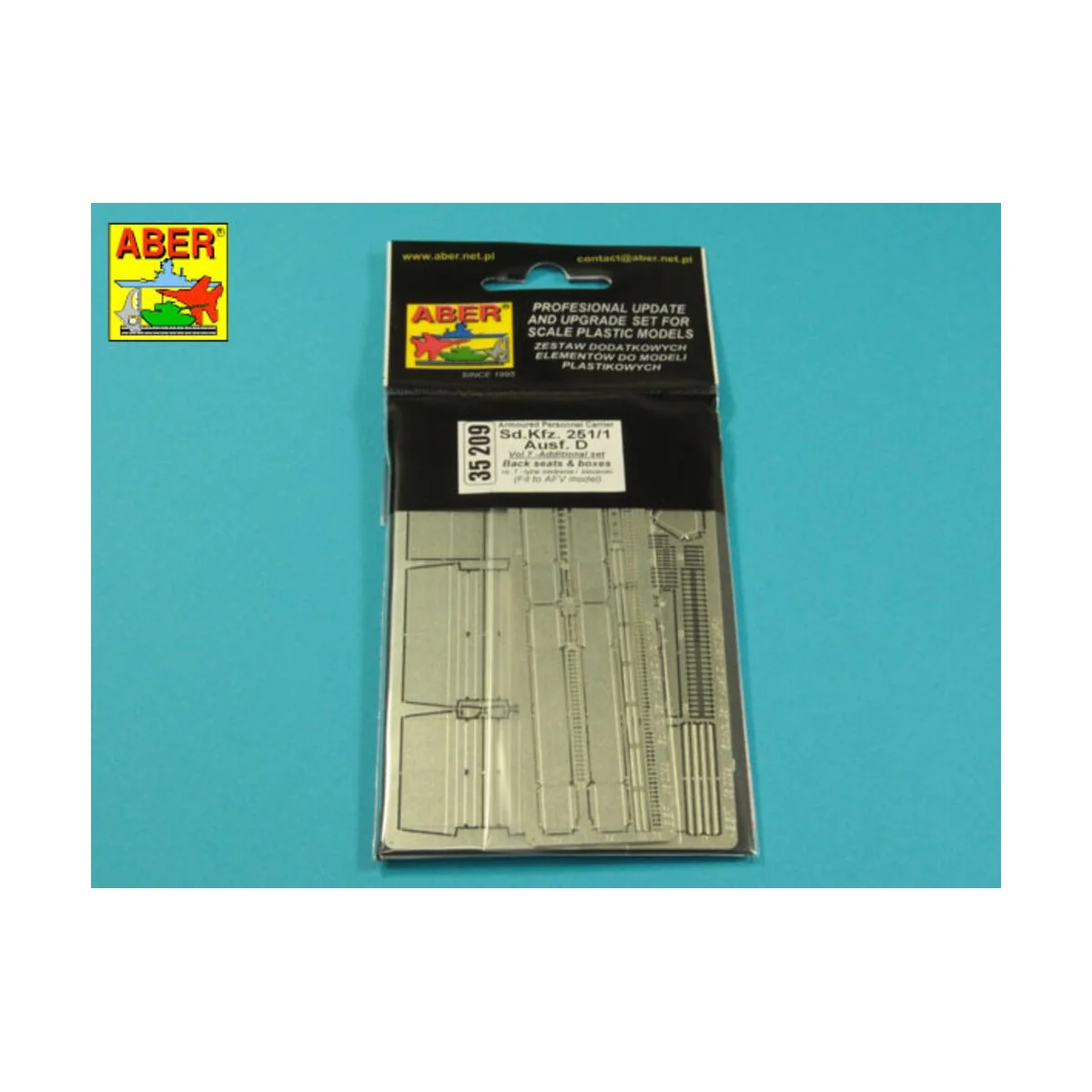 Sd.Kfz.251/1Ausf.D-Vol.7-add.set-back seats& boxes, 1/35 - Aber Mod...