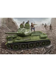 [NO_DESC] Russian T-34/85 (1944 flattened turret) tank, 1/48 - Hobb...
