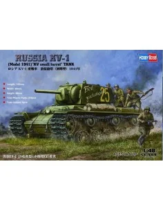 Russian KV-1 1941 Small Turret tank, 1/48 - Hobby Boss 84810