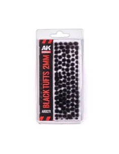 BLACK - FANTASY TUFTS 2MM - AK Interactive AK8271