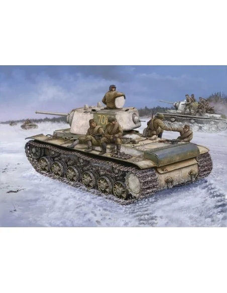 KV-1 1942 Heavy Cast Turret Tank, 1/48 - Hobby Boss 84813