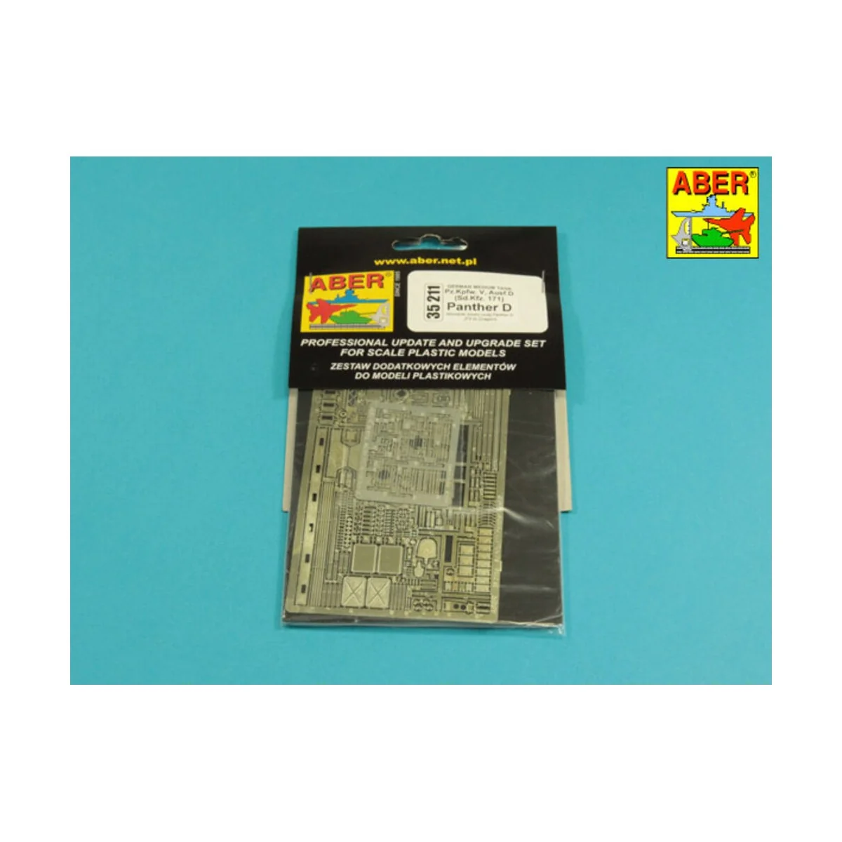 Pz.Kpfw.V, Ausf.D (Sd.Kfz.181) Panther D, 1/35 - Aber Models 35211