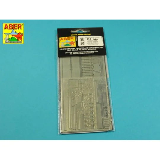 French Battle Tank B1 bis-with narrow fenders - Aber Models 35213