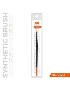 AK SYNTHETIC BRUSH - FLAT 2 - AK Interactive AKB002