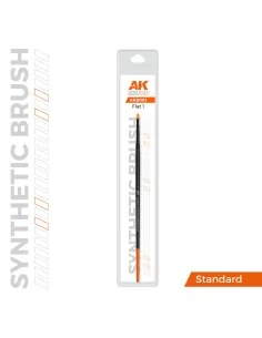AK SYNTHETIC BRUSH - FLAT 1 - AK Interactive AKB001 2